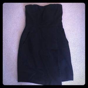Strapless Susana Monaco little black dress